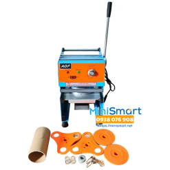 Máy dán ly khổng lồ 800ml, 900ml, 1 lít hiệu AQF không đếm số