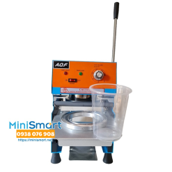 Máy dán ly khổng lồ 800ml, 900ml, 1 lít hiệu AQF không đếm số