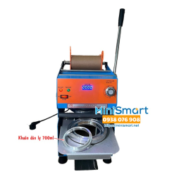 Máy dán ly nhiều kích cỡ từ 500ml đến 1 lít W2C