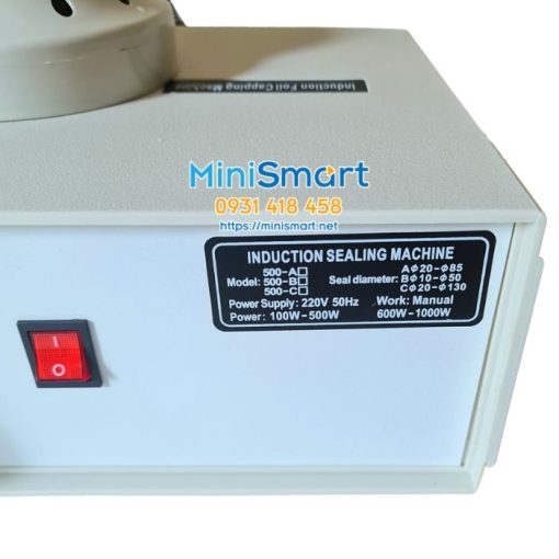 may dan mang seal nhom 500c cho thuc pham hoa chat dau nhot 4 Máy dán màng nhôm DLF-500C cho thực phẩm, hóa chất, dầu nhớt