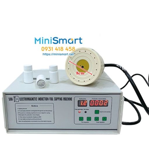 may dan mang seal nhom cho hoa chat dau nhot 500a 3b Máy dán màng seal nhôm cho hoá chất/dầu nhớt 500A