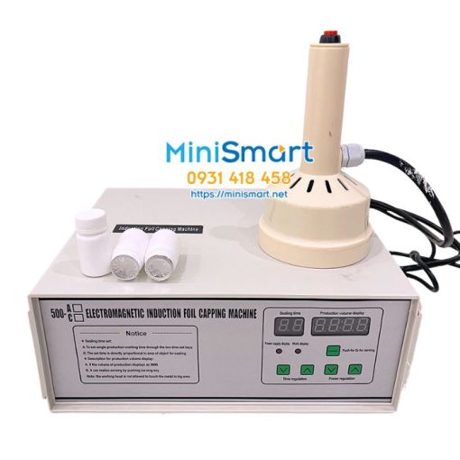 may dan mang seal nhom cho hoa chat dau nhot 500a 4 Máy dán màng seal nhôm cho hoá chất/dầu nhớt 500A