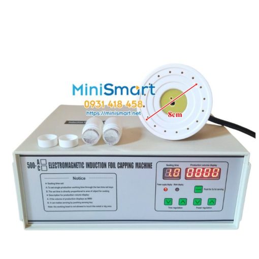 may dan mang seal nhom cho hoa chat dau nhot 500a 6d Máy dán màng seal nhôm cho hoá chất/dầu nhớt 500A