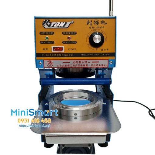 Máy dán miệng ly nhựa Eton D7 dán ly 700ml trở xuống
