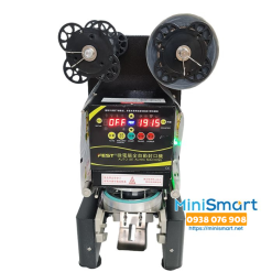 Máy dập nắp ly trà sữa khổng lồ tự động hoàn toàn