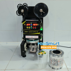 Máy dập nắp ly trà sữa khổng lồ tự động hoàn toàn