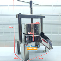 Máy vắt nước cốt dừa bằng tay size nhỏ nhất 11cm