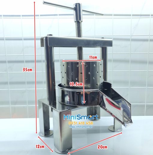Máy vắt nước cốt dừa bằng tay size nhỏ nhất 11cm