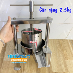 Máy vắt nước cốt dừa bằng tay size nhỏ nhất 11cm