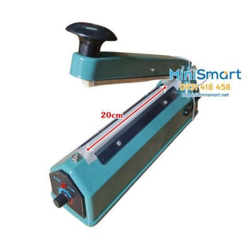 may han mieng tui nilon dap tay 20cm 2a Máy hàn miệng túi nilon dập tay 20cm