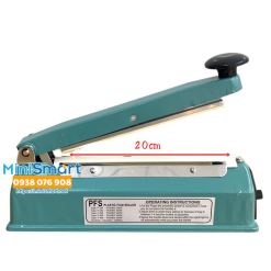 Máy hàn miệng túi nilon dập tay 20cm