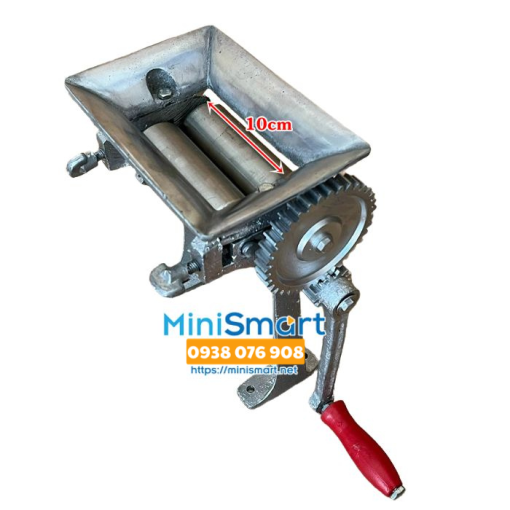 Máy quay mềm con khô lõi inox 10cm quay bằng tay