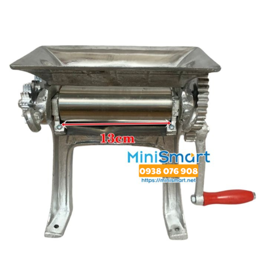 Máy quay mềm khô đuối lõi inox 13cm quay bằng tay