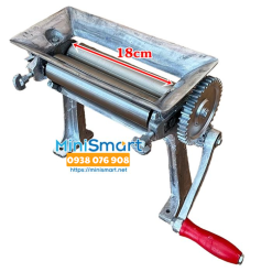 Máy quay mềm khô mực lõi inox 18cm quay bằng tay