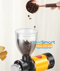 Máy xay cafe mini 8 mức chỉnh mịn công suất 180W ca inox