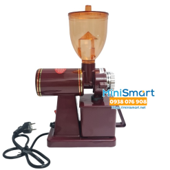 Máy xay cafe mini Thái Lan 180W màu nâu đỏ