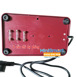 Máy xay cafe mini Thái Lan 180W màu nâu đỏ