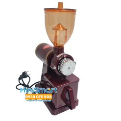 Máy xay cafe mini Thái Lan 180W màu nâu đỏ