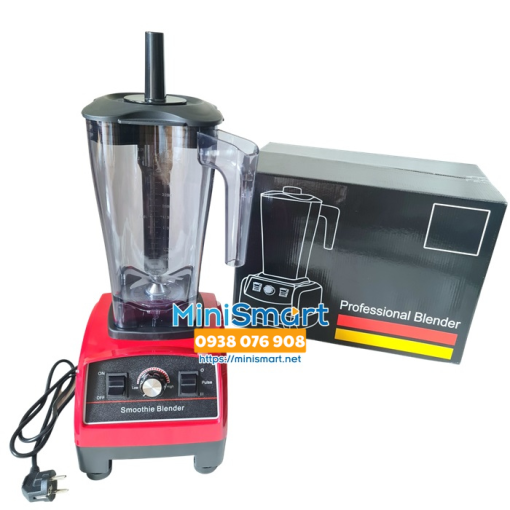 Máy xay công nghiệp Smoothie Blender 2200W cối 3 lít - dao 4 cánh