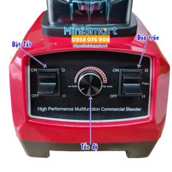 Máy xay sinh tố công nghiệp 1.500W 6 lưỡi dao - cối 2 lít