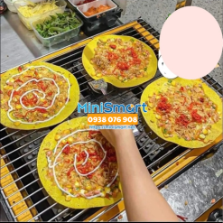 Bếp nướng thịt sườn bằng gas 4 đốt dài Eton K255