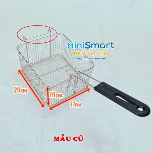 ro chien co tay cam bep eton mau cu Rổ chiên có tay cầm dùng cho bếp chiên nhúng Eton