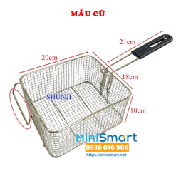 Rổ chiên có tay cầm dùng cho bếp chiên nhúng Shunji