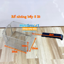 Bếp chiên nhúng dầu Shunji dung tích 8 lít