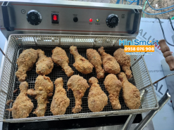 Bếp chiên nhúng công nghiệp ShunJi 20 lít có van xả dầu