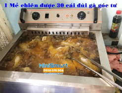 Bếp chiên nhúng công nghiệp ShunJi 20 lít có van xả dầu