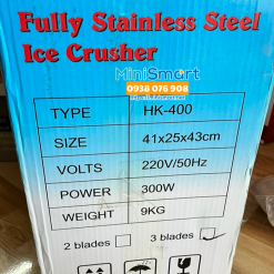 Máy bào đá 3 dao inox HK-400